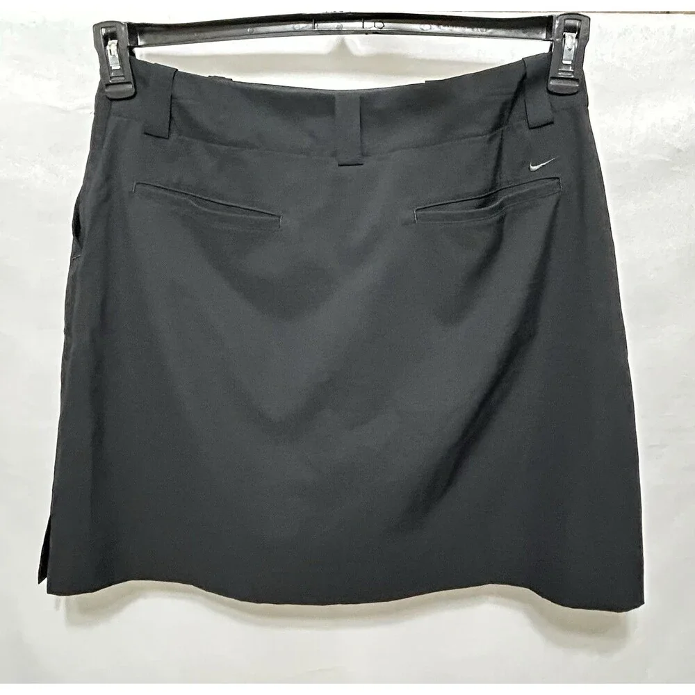 Nike Golf Fit Dry Womens 8 Med Black Lined Skort - Picture 7 of 9